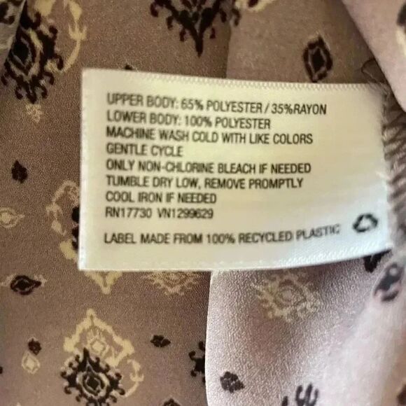 Xhilaration Color Black Purple Gray Fluttery Cap Sleeves Lightweight SZ M # 1388 - Picture 8 of 11